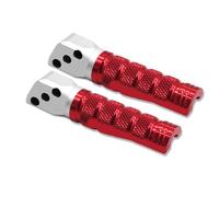 BXNLY Pedale di Riposo per Kawasaki ZX-10R ABS ZX10R ZX 10R ZX 10 R ABS 2008-2015 2009 2010 2011 2012 2013 2014 Moto Poggiapiedi Passeggero Poggiapiedi Pedali Posteriori(Red)