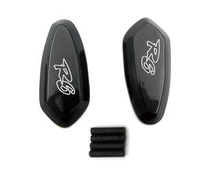 BXNLY Tappo Foro Specchio Specchietto Retrovisore per Moto Copertura del Foro Specchio Codice Telaio cap Blocco Base per Yamaha YZF R6 YZFR6 YZF-R6 2003 2004 2005 2006(Black)