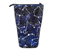 Bxzpzplj Astuccio telescopico multiuso con stampa 3D Pizza Pepperoni, astuccio per cancelleria, Si illumina al buio., Taglia unica