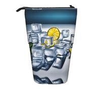 Bxzpzplj Astuccio telescopico per cancelleria con stampa corona di spine, per articoli scolastici, trucchi, Giallo limone, Taglia unica