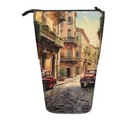Bxzpzplj Lord Howe Island Sea Turtle Print Standing Pencil Case per ufficio Cancelleria Retrattile Astuccio Matita Sacchetto di Lavoro, Italiana Street1, Taglia unica