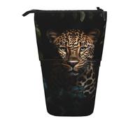 Bxzpzplj Lord Howe Island Sea Turtle Print Standing Pencil Case per ufficio Cancelleria Retrattile Astuccio Matita Sacchetto di Lavoro, Stampa leopardata 2, Taglia unica, Compatto