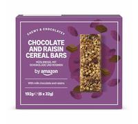 by Amazon Barretta Ai Cereali Al Cioccolato e All'uva Passa, 192g