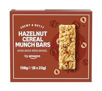 by Amazon Barrette Di Cereali Alla Nocciola, 138g (6 x 23g)