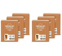 by Amazon Cafe au Lait Capsule Caffè compatibili Dolce Gusto 48 cialde (3 confezioni da 16) (Confezione da 2)
