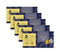 by Amazon Caffè alla Vaniglia, Capsule in alluminio di compatibili Nespresso, 100 unità (5 confezioni x 20) - Certificato Rainforest Alliance
