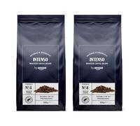 by Amazon Caffè Intenso in chicchi, tostatura chiara, 1kg, 2 Confezioni da 500g - Certificato Rainforest Alliance, Caffè in grani (Confezione da 2)
