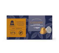 by Amazon Capsule in alluminio di caffè aromatizzate al caramello compatibili con Nespresso, 20 pezzi (1 confezione da 20), Certificato Rainforest Alliance
