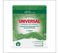 by Amazon, Detersivo in polvere universale, 4,8 kg, 80 lavaggi Universale