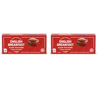 By Amazon English Breakfast Miscela Di Tè Nero 25 Bustine (Confezione da 2)