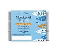by Amazon Filetti Di Sgombro All'olio Di Semi Di Girasole, 3x125g