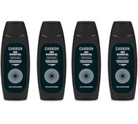 by Amazon, Gel doccia con carbone da uomo, 2 x 500 ml (Confezione da 2)