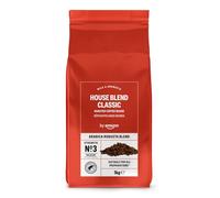 by Amazon Houseblend Classic Miscela Di Arabica E Robusta Intensità 3 - Delicato, Caffè Torrefatto In Grani, 1kg