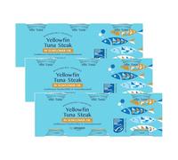 by Amazon MSC Tonno A Pinne Gialle Intero All'olio Di Semi Di Girasole, 6x80g (Confezione da 3)