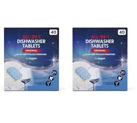 by Amazon - Pastiglie per Lavastoviglie All-in-One, 40 capsule (Confezione da 2)