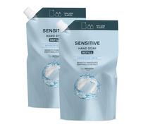 by Amazon, Ricarica di sapone per le mani delicato, 2 x 1000 ml