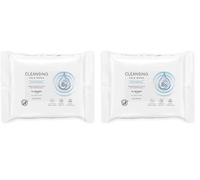 by Amazon Salviette detergenti per il viso con, struccanti, profumate, 25 salviette (Confezione da 2)