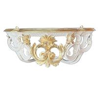 by artissimo Mensola da parete anticata, stile barocco, larghezza 40 cm x profondità: 17 cm x altezza 17 m