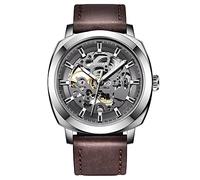 BY BENYAR Orologio Automatico Uomo | Quadrante Scheletrato | Impermeabile 5ATM | Cinturino in Pelle