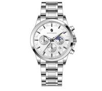 BY BENYAR Orologio da Uomo al Quarzo Analogico Con Cinturino in Acciaio Inossidabile, Calendario, Data, 30m Impermeabile, Luminoso - Business Casual Fashion Regalo per il Padre