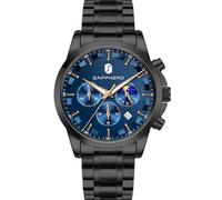 BY BENYAR Orologio da uomo al quarzo analogico in acciaio inossidabile cinturino Timing Date Display impermeabile luminoso orologio Business Casual Sports Watch Fashion Holiday regalo per il padre