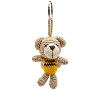 By Bers Rana Mucca Orsetto all'uncinetto ciondolo portachiavi borsa ciondolo uncinetto lana animale divertente, Orso all'uncinetto, ape, 5cm bis 16cm