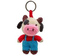 By Bers Rana Mucca Orsetto all'uncinetto ciondolo portachiavi borsa ciondolo uncinetto lana animale divertente, Dhaekel, 5cm bis 16cm