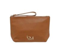 By Byblos Beauty Case Medio Donna in Ecopelle Cammello con Polsino