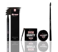 By Caitlyn Brow Gravity Perfecting Pen Bundle - Balsamo per lo styling, doppia punta e penna per sopracciglia di precisione, lunga durata, soffici e definite (nero)