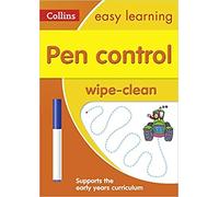 BY Collin Easy Learning Pen Control Age 3 TO 5 Wipe Clean Activity Book Prepare for Preschool with easy home learning Collins Easy Learning Preschool - 13 MarCH 2017...
