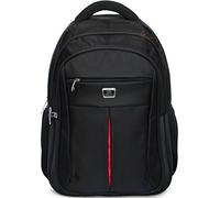 By DolceVitaRoma - Zaino con Tasca PC Laptop Ufficio e Tempo Libero Business Casual Imbottito (Nero)