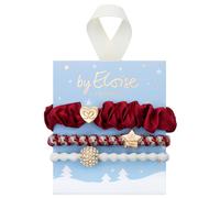 By Eloise - Candy Cane Sparkle - Fascette per capelli in seta 3 St.