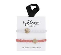 By Eloise London Bangle Set Coral Beach elastico per capelli