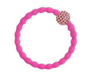 By Eloise London Bling Charms Disco Ball elastico per capelli colore rosa