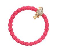By Eloise London Bling Charms Gold Diamanté Bird elastico per capelli colore rosa