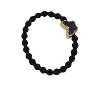 By Eloise London Enamel Gold Butterfly Black elastico per capelli