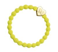 By Eloise London Gold Heart Sunshine Yellow elastico per capelli