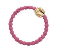 By Eloise London Gold Palm Leaf elastico per capelli colore rosa