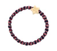 By Eloise London Gold Star Red White and Blue elastico per capelli
