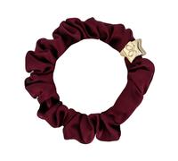 By Eloise London Gold Star Silk Scrunchie colore Sangria