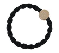 By Eloise London Letter Charms Gold elastico per capelli colore nero