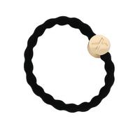 By Eloise London Letter Charms Gold elastico per capelli colore nero
