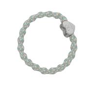 By Eloise London Metallic Silver Heart Elastico per capelli donna 1 pz colore Maldives
