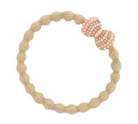 By Eloise London Rose Gold Bling Bow colore Sand