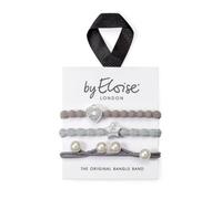 By Eloise London Set Shades of Grey elastico per capelli
