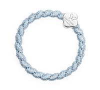 By Eloise London Silver Quatrefoil Woven colore Faded Denim