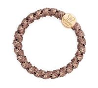 By Eloise London Woven Gold Circle elastico per capelli colore marrone