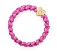 By Eloise London Woven Gold Heart elastico per capelli