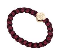 By Eloise London Woven Gold Quatrefoil elastico per capelli colore rosso