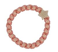 By Eloise London Woven Gold Star Coral Pink elastico per capelli
